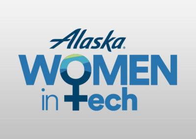 Alaska Airlines Women In Tech word mark
